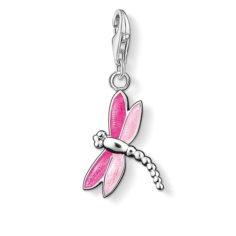 THOMAS SABO Charm “Pink Dragonfly”