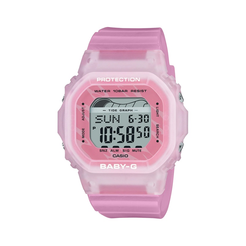 Baby-G Glide Digital Pink Resin Band Watch BLX565S-4D