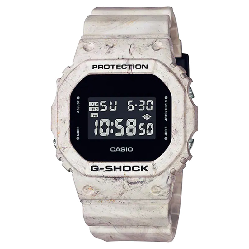 Baby-G Digital 5600 Series Marble Resin Band Watch DW5600WM-5D