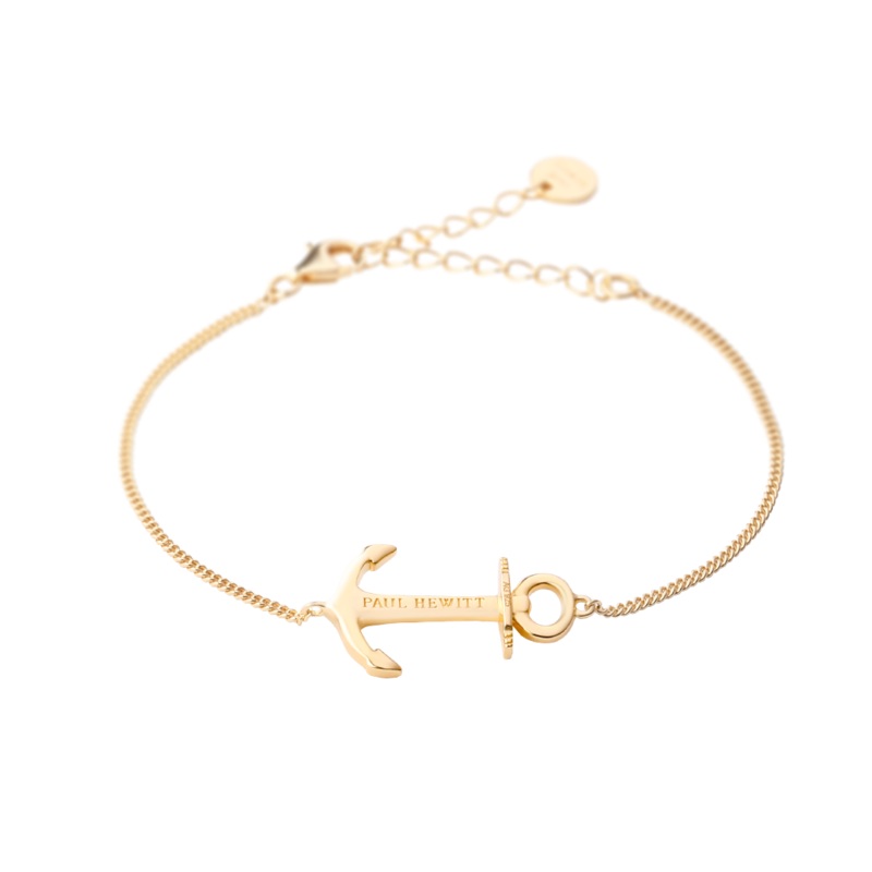 Paul Hewitt Anchor Spirit Gold Bracelet