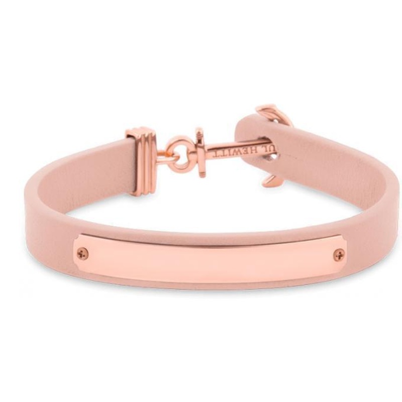 Paul Hewitt Signum Female Engraveable Rose Gold / Nude Bracelet – S