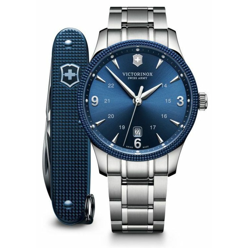 Victorinox Swiss Army Alliance Blue Dial Mens Watch
