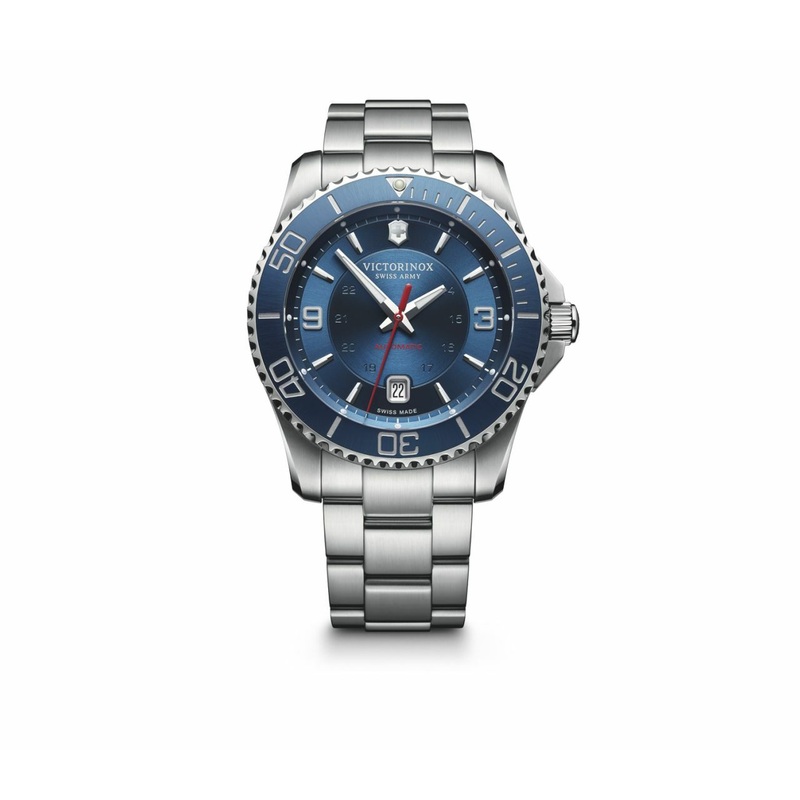 Victorinox Swiss Army Maverick Mechanical Blue Dial Mens Watch