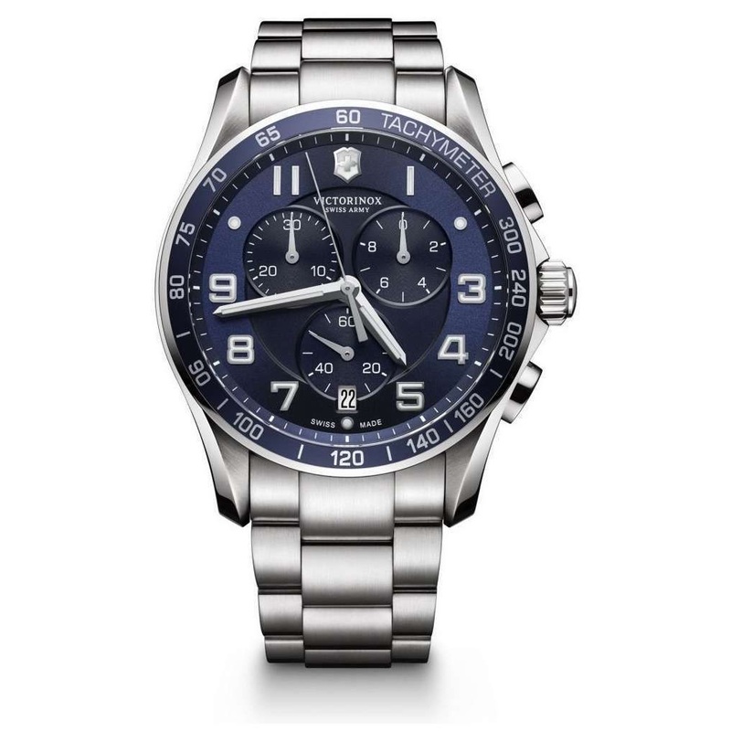 Victorinox Swiss Army Tachymeter Chrono Mens Watch