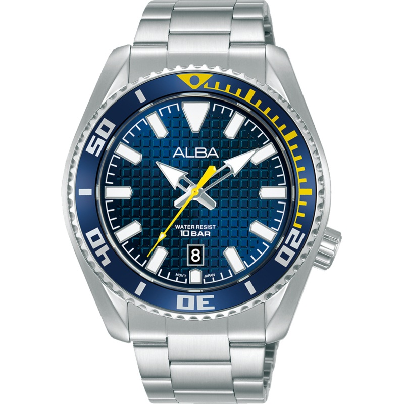 Alba Sports Analogue Blue Dial Mens Watch AS9N97X