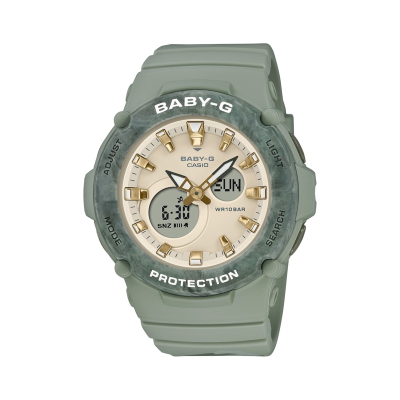 Baby-G DUO Outdoor Green Resin Band Watch BGA275M-3A