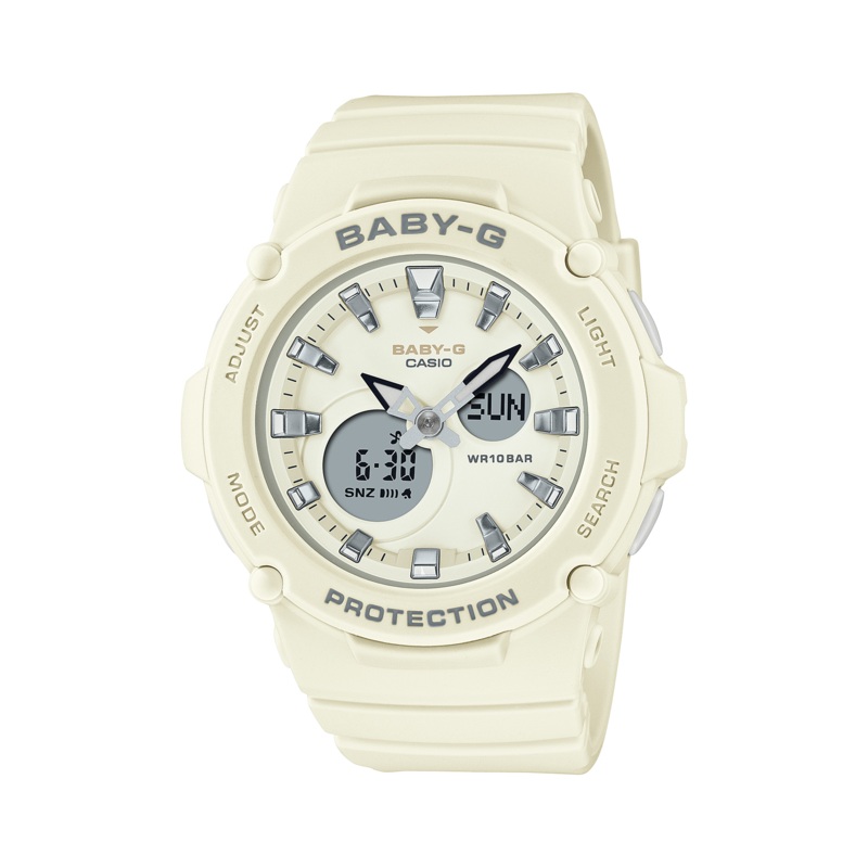 Baby-G DUO Outdoor White Resin Band Watch BGA275-7A