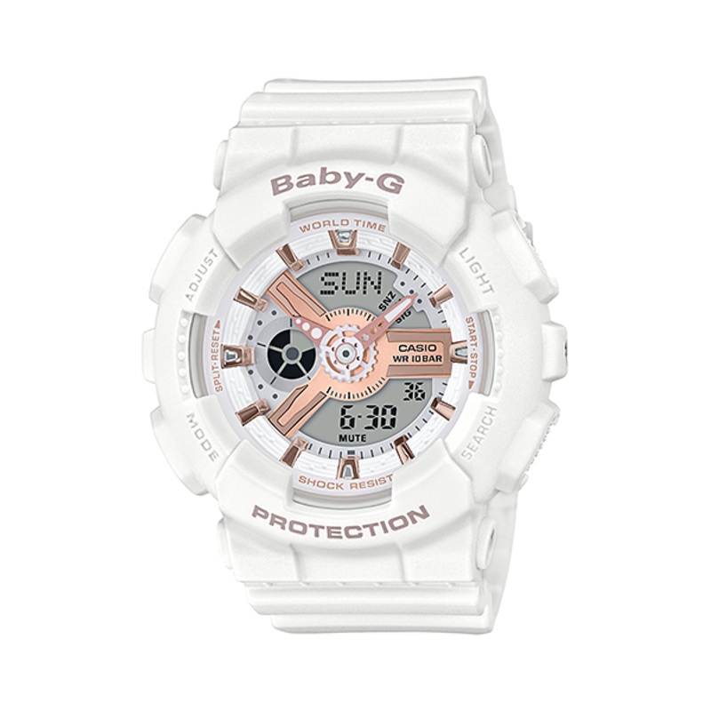 Baby-G DUO Rose Gold Accent BA110RG-7A