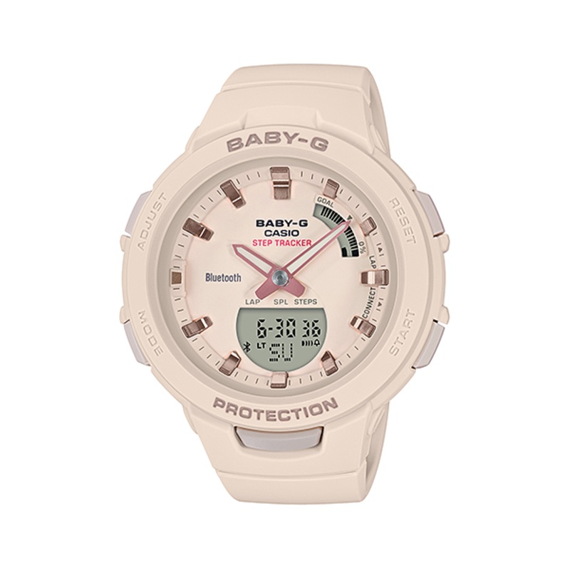 Baby- G G-Squad Beige Bluetooth Watch BSAB100-4A1