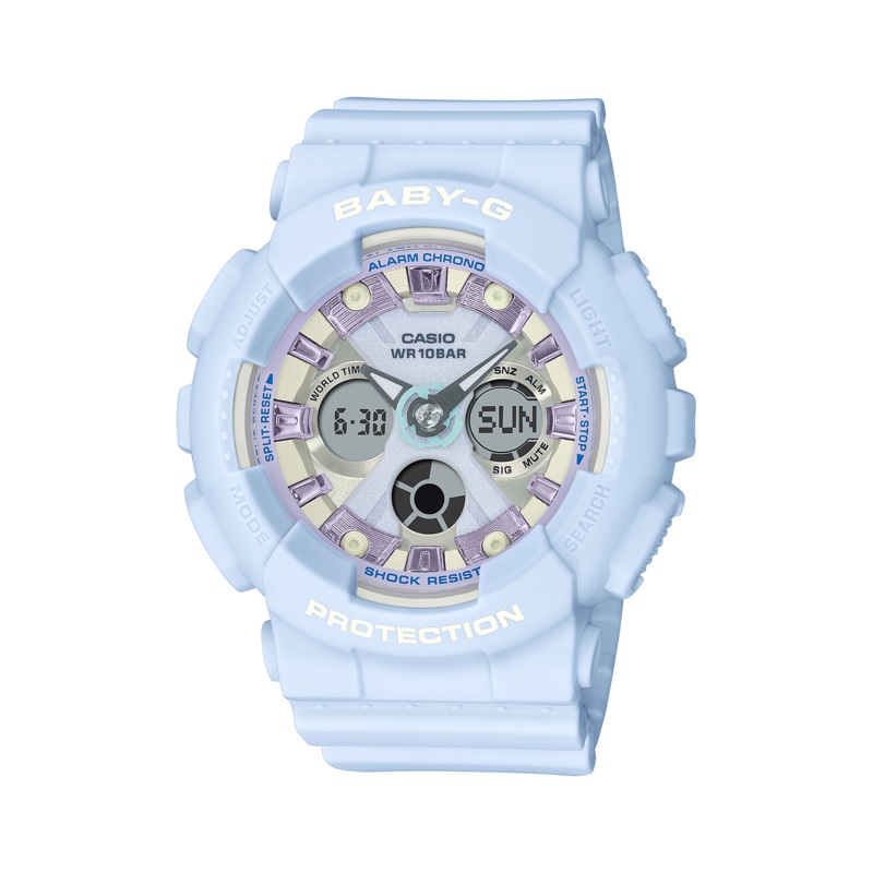 Baby-G Icey Pastel Blue Watch BA130WP-2A