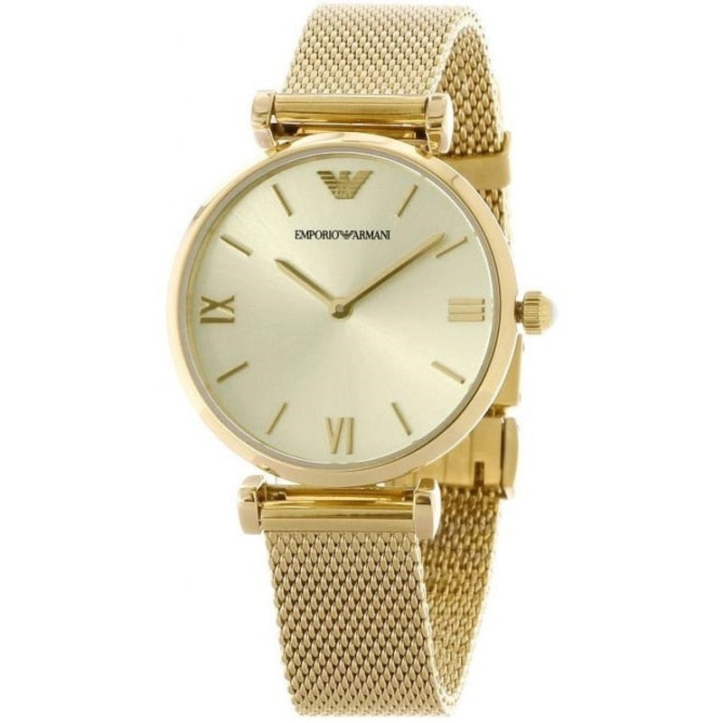 Armani Elegance Retro Gold Ladies Watch AR1957