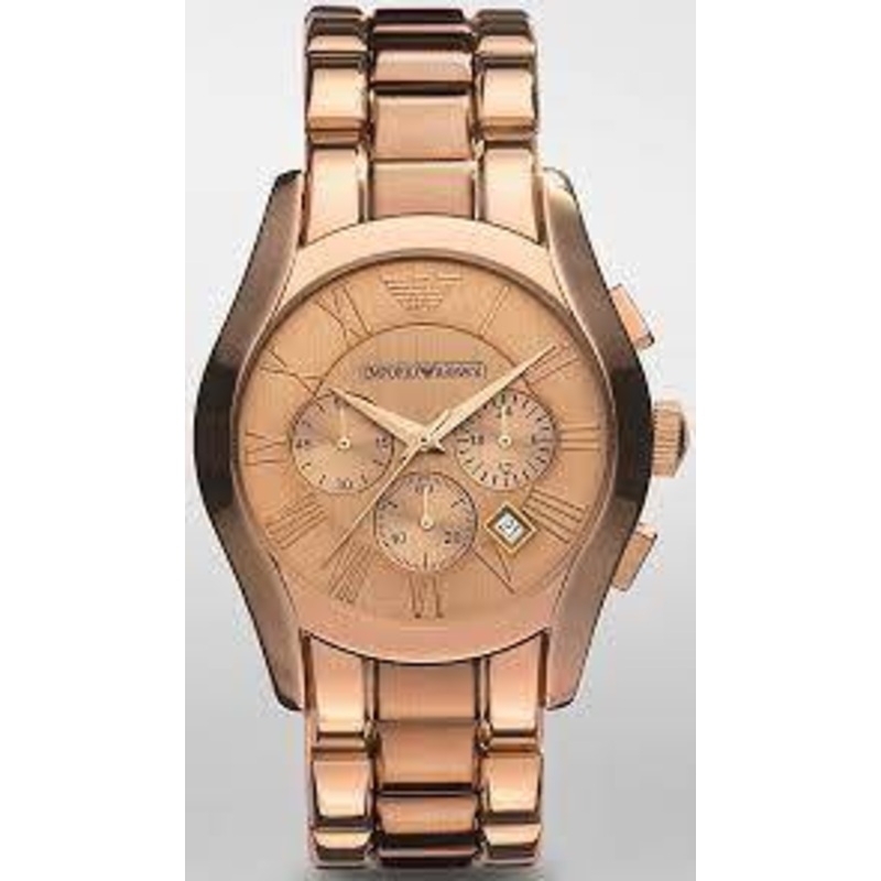 Armani Emporio Men’s Chronograph Rose Gold Watch Marco AR0365