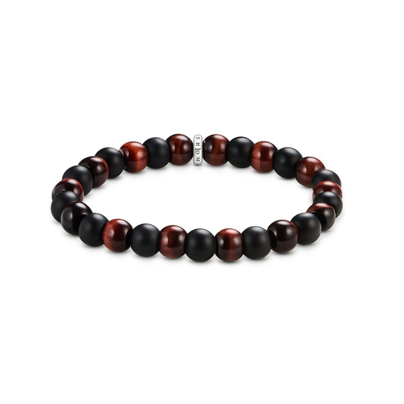 THOMAS SABO Obsidian and red tiger’s eye Bracelet