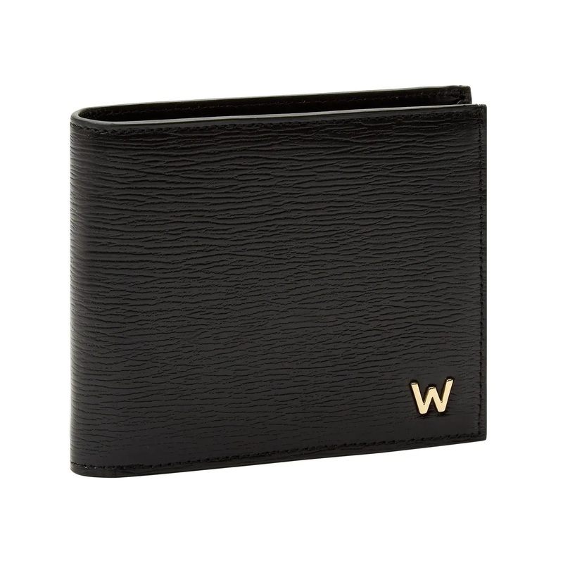 Wolf Black Logo Billfold Wallet with Coin Pouch 774102