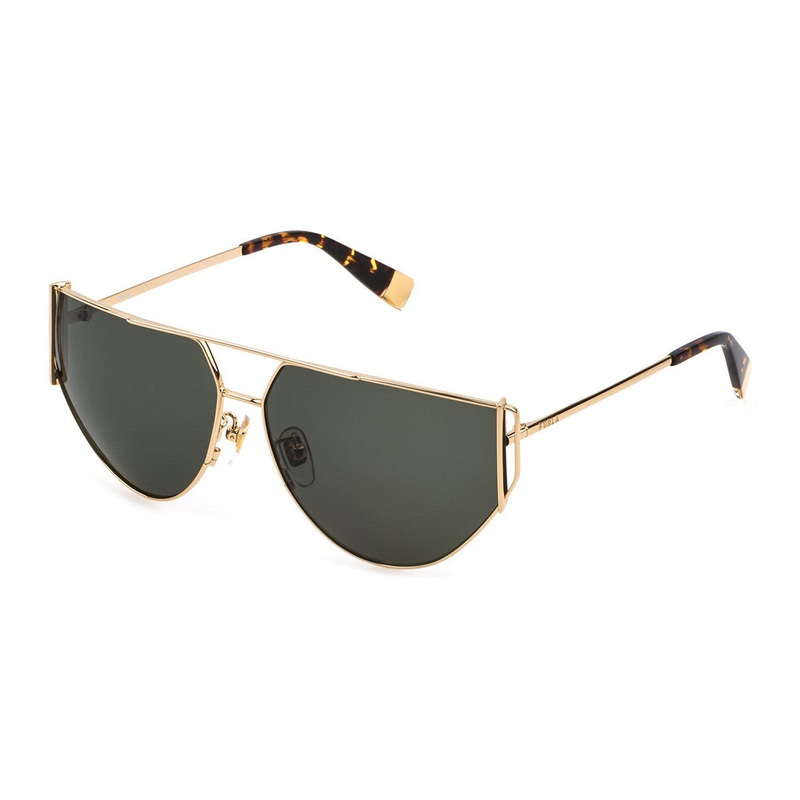 Furla Women’s Sunglasses Half-Moon Pilot Gold SFU463 300Y