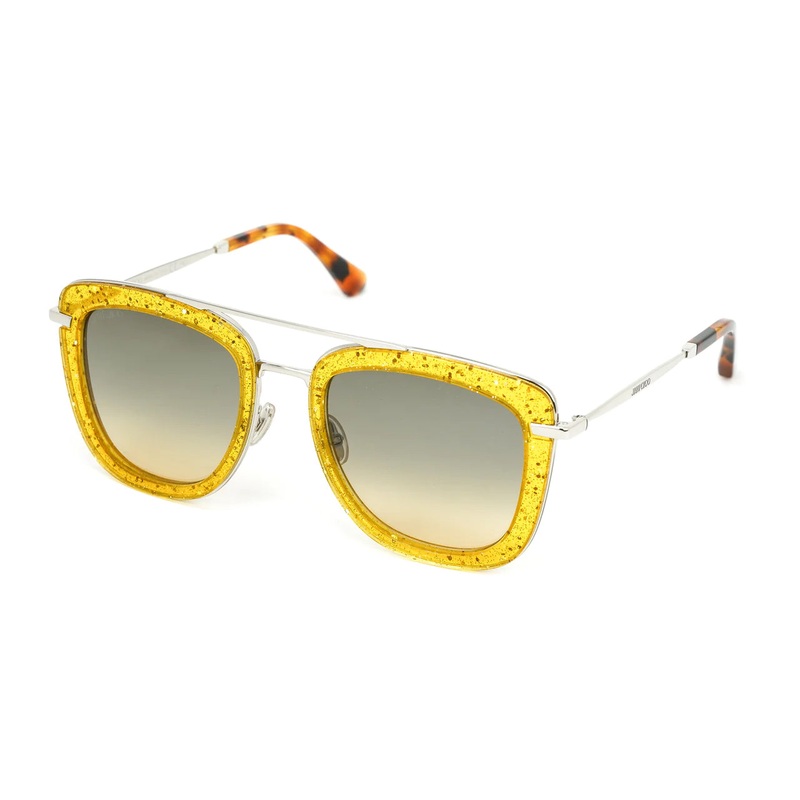 Jimmy Choo Women’s Sunglasses Browline Yellow/Grey GLOSSY/S 40G