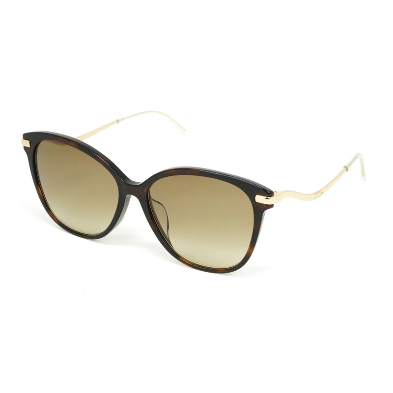 Jimmy Choo Women’s Sunglasses Classic Square Tortoise/Gold PEG/F/S O2V