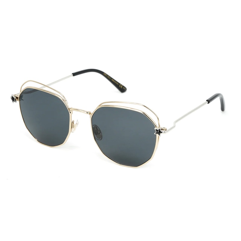 Jimmy Choo Women’s Sunglasses Oval Gold/Grey FRANNY/S J5G