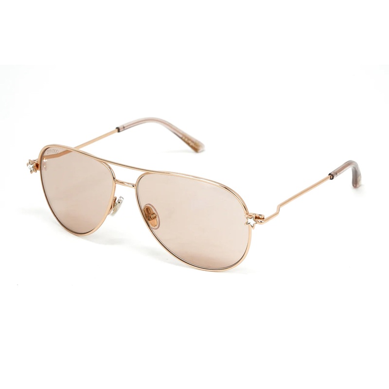Jimmy Choo Women’s Sunglasses Pilot Pink/Rose Gold SANSA/S DDB
