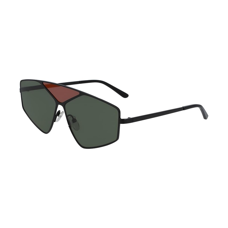 Karl Lagerfeld Women’s Sunglasses Angular Pilot Black/Burgundy KL311S 001