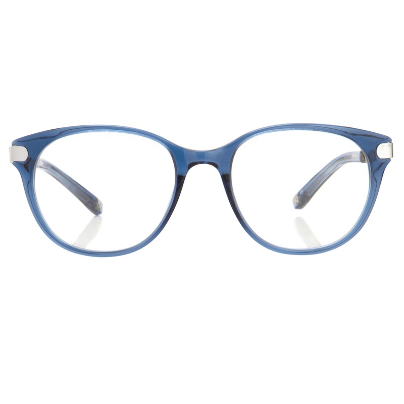 Oscar De La Renta Eyeglasses  Oval Blue and Clear