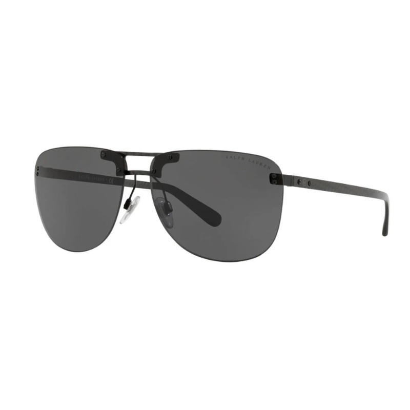 Ralph Lauren Men’s Sunglasses Rimless Browline Black RL7062 570587