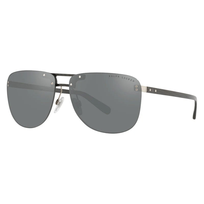 Ralph Lauren Men’s Sunglasses Rimless Browline Carbon RL7062 57066G