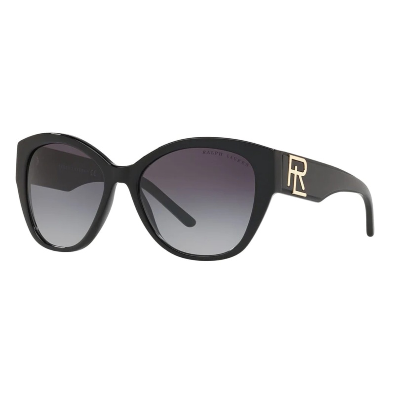 Ralph Lauren Women’s Sunglasses Butterfly Black RL8168 50018G