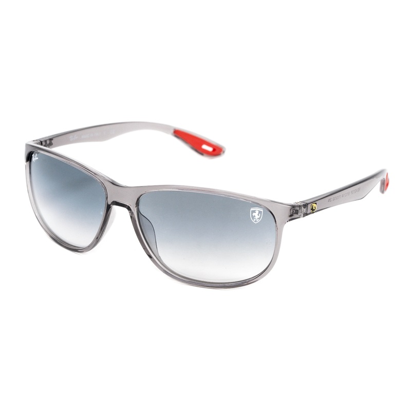 Ray-Ban Men’s Sunglasses Ferrari Series Rectangular Grey RB4213F 710/32