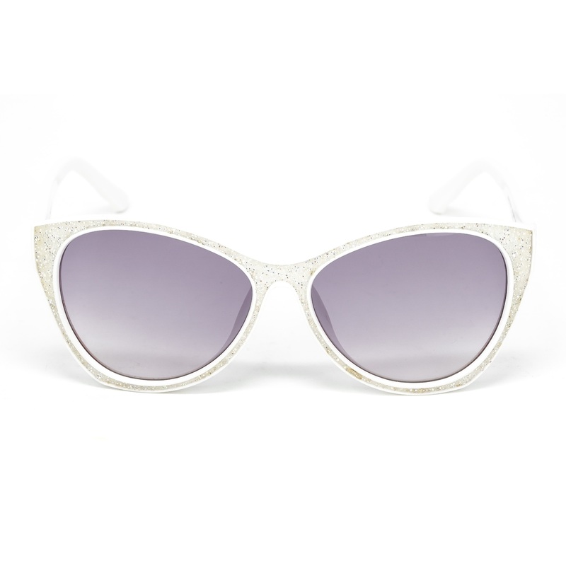 Swarovski Funky Women’s Sunglasses Cat Eye Pilot White SK0108-F-21B