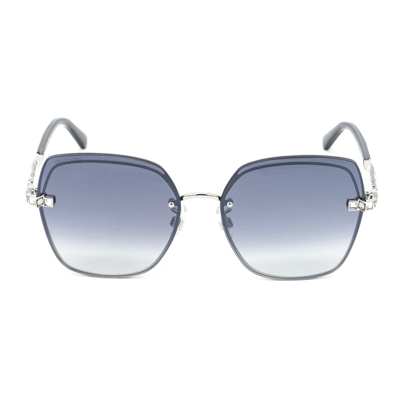 Swarovski Women’s Sunglasses Hexagon Pilot Gradient Grey SK0287-D/S 16C