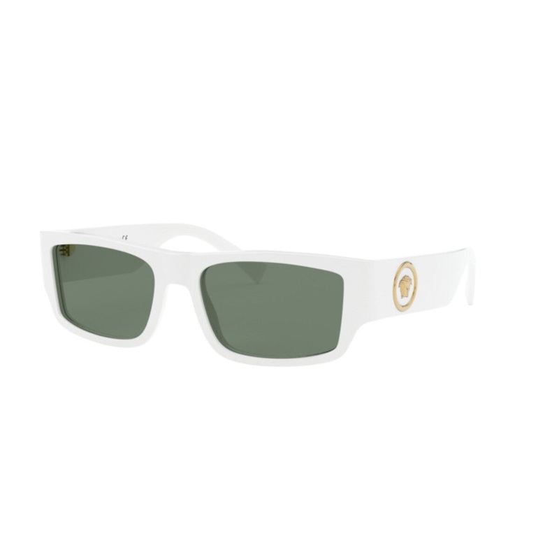 Versace Unisex Sunglasses Rectangular White/Green VE4385 532771