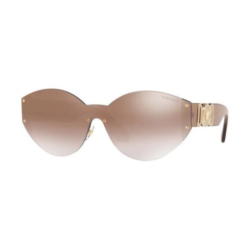 Versace Women’s Sunglasses Rimless Cat Eye Beige VE2224 53406K