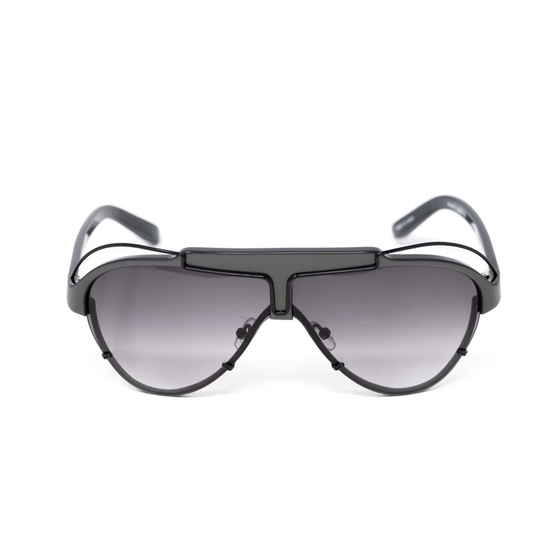 Yohji Yamamoto Sunglasses Grey and Purple YY11ASTRONAUTC3SUN
