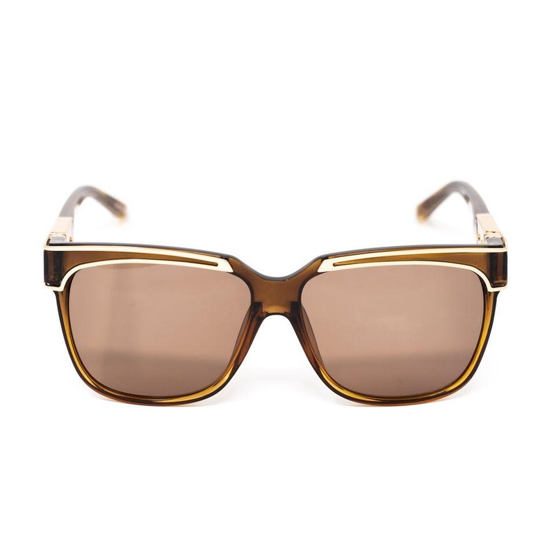 Yohji Yamamoto Sunglasses Rectangular Brown and Bronze