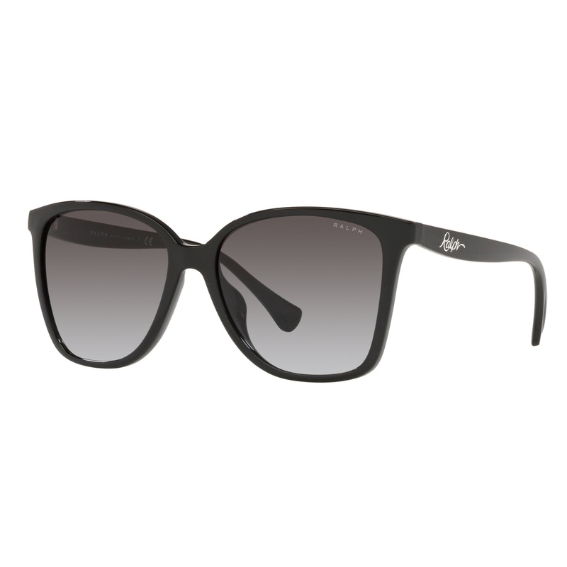 Ralph by Ralph Lauren 0RA5281U 50018G 57 (RL12) Women’s Shiny Black Sunglasses