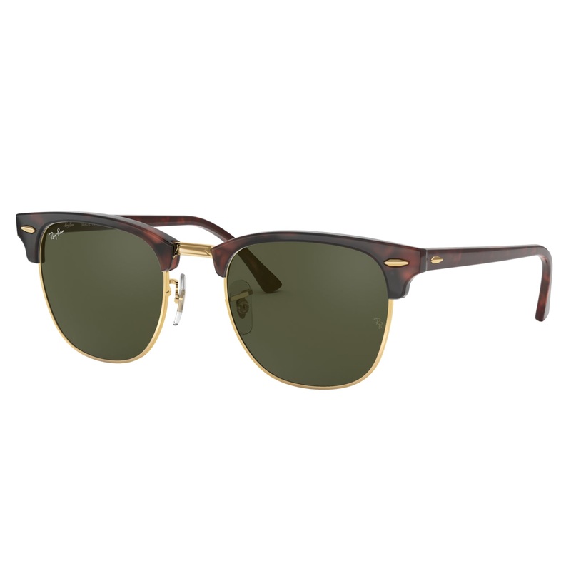 Ray-Ban 0RB3016 W0366 49 (RB36) Men’s Clubmaster Mock Tortoise Sunglasses
