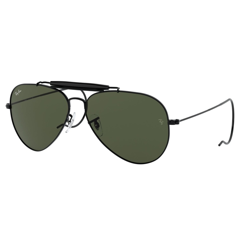 Ray-Ban 0RB3030 L9500 58 (RB32) Men’s Outdoorsman Black Sunglasses