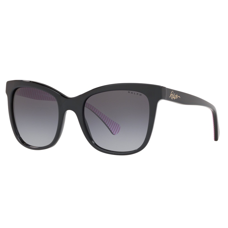 Ralph by Ralph Lauren 0RA5256 50018G 53 (RL16) Women’s Black Sunglasses