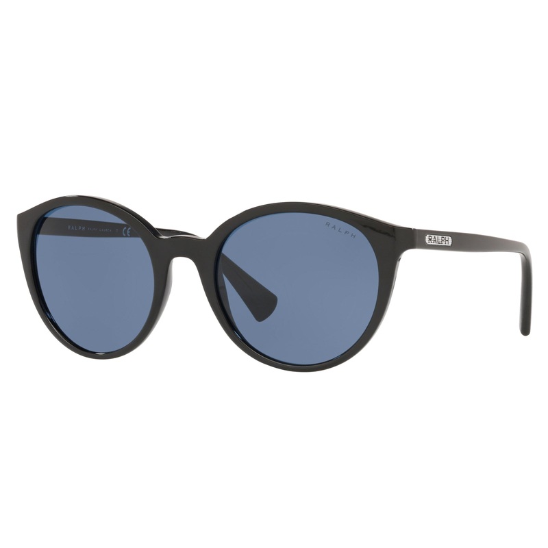 Ralph by Ralph Lauren 0RA5273 500180 53 (RL25) Women’s Shiny Black Sunglasses