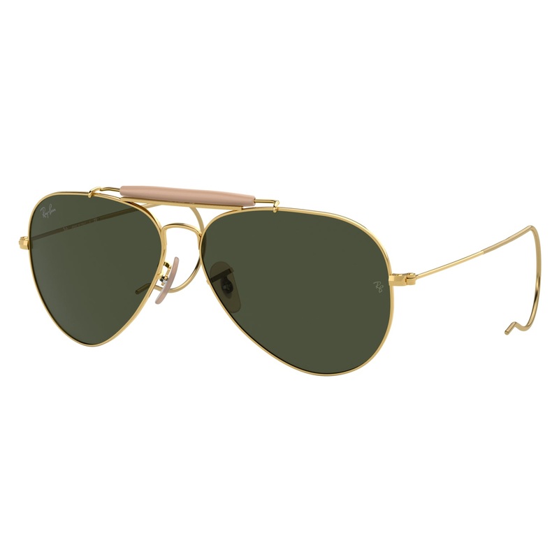 Ray-Ban 0RB3030 W3402 58 (RB49) Unisex Outdoorsman Arista Sunglasses
