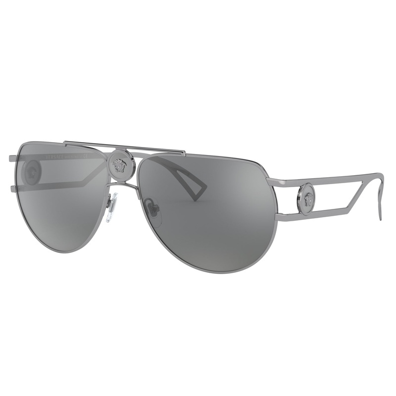 Versace 0VE2225 10016G 60 (VER4) Men’s Gunmetal Sunglasses