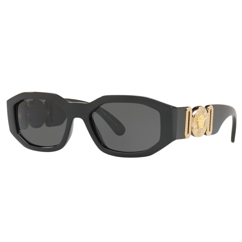 Versace 0VE4361 GB1/87 53 (VER11) Men’s Black Sunglasses