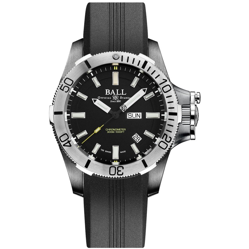 Ball Engineer Hydrocarbon Submarine Warfare Men’s Black Watch DM2276A-P2CJ-BK