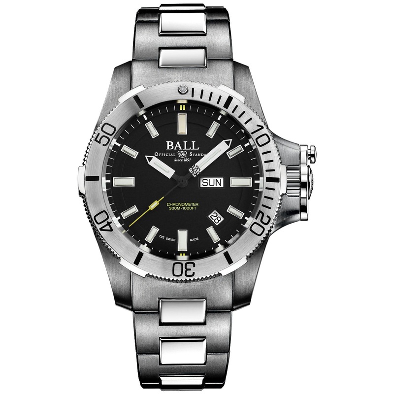 Ball Engineer Hydrocarbon Submarine Warfare Men’s Black Watch DM2276A-S2CJ-BK