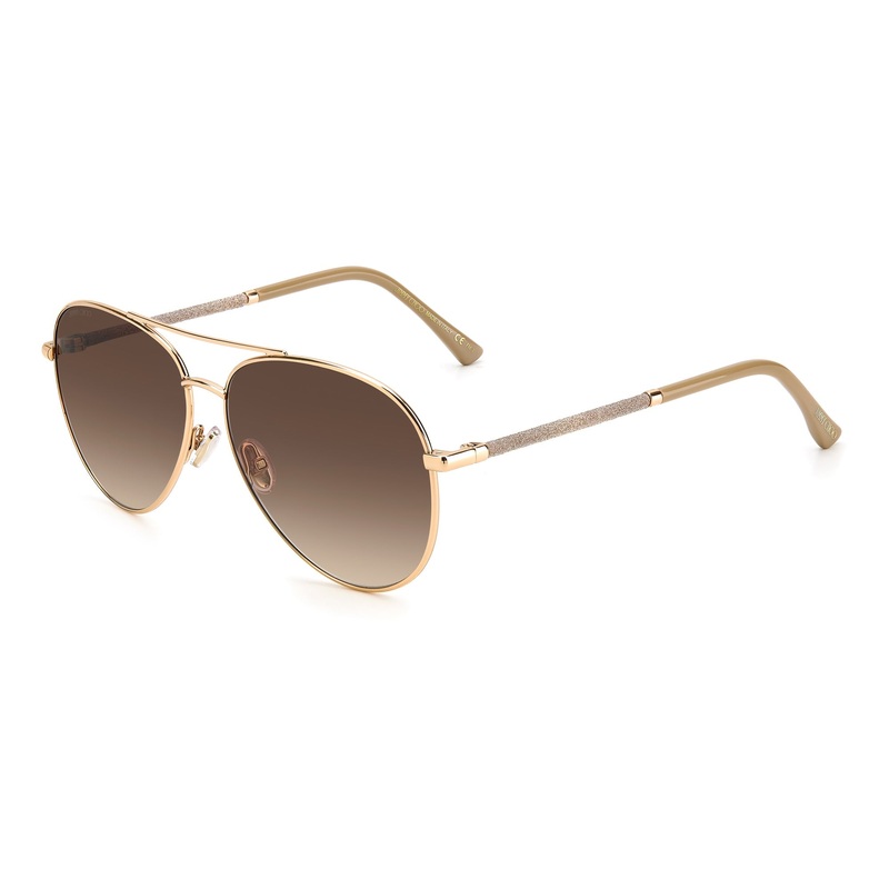 Jimmy Choo DEVAN/S BKU 59HA (JC13)Unisex Gold Nude