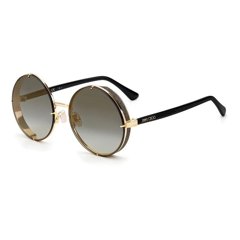 Jimmy Choo LILO/S RHL 58FQ (JC18)Women’s Gold Black