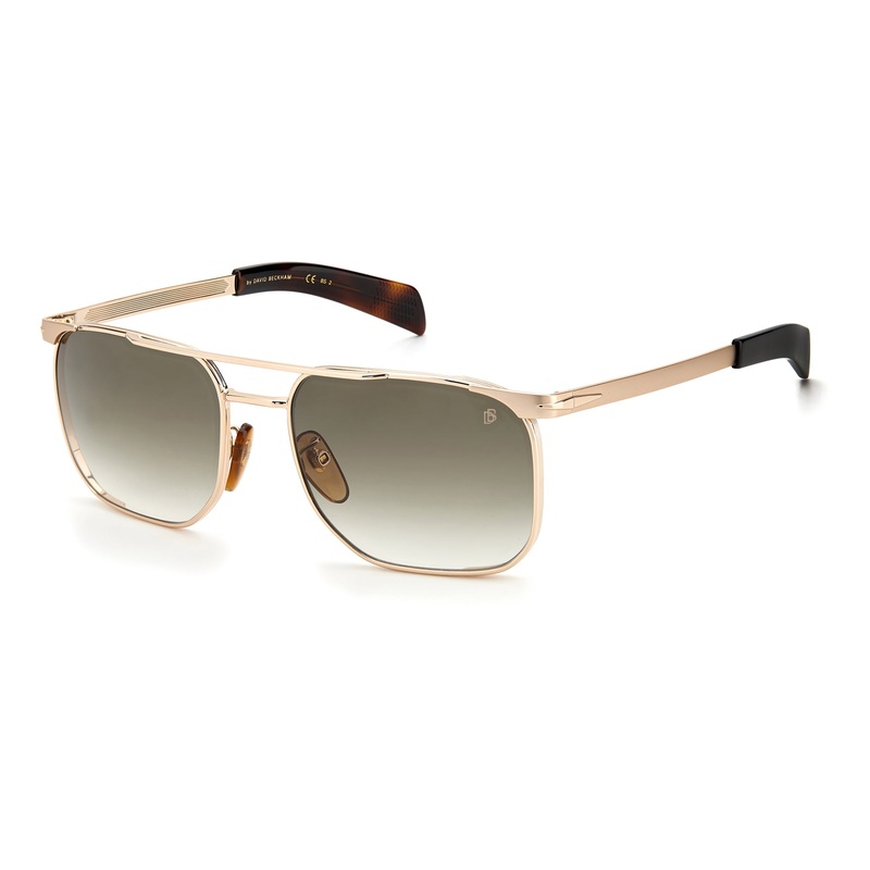 David Beckham DB 7048/S 06J 569K(DB23) Men’s Gold Havana