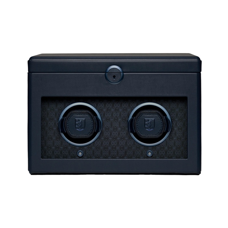 Wolf Earth Double Blue Watch Winder 190417