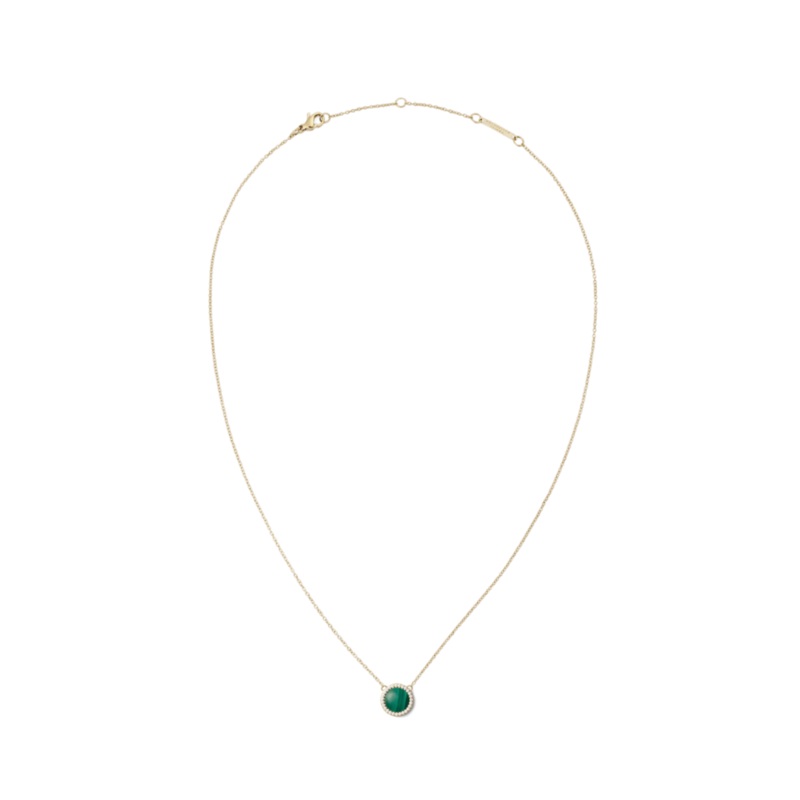Daniel Wellington Audrey Malachite Gold Necklace DW00401443